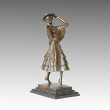 Статуя танцовщицы Испанская леди Бронзовая скульптура, П. Филипп TPE-316